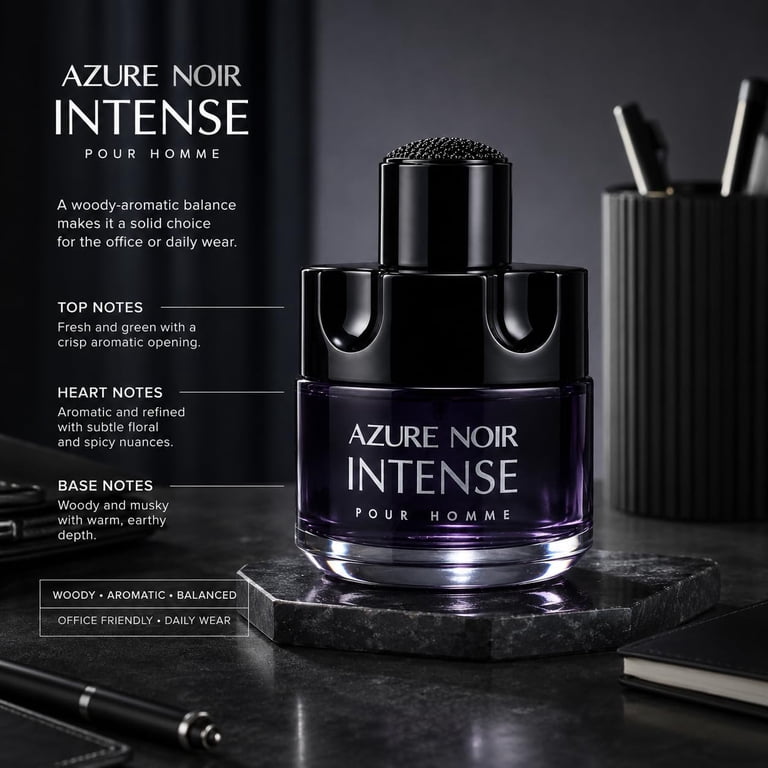 Men‚Äôs Cologne 3pk Gift Set ‚Äì Azure Noir Intense, Valencia Uomo