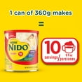 thumbnail image 5 of NIDO Kinder 1+ Powder Beverage Mix, Immunity Toddler Milk with Vitamins A, C, D, Iron to Support Growth, 12.6 oz Canister, 5 of 14