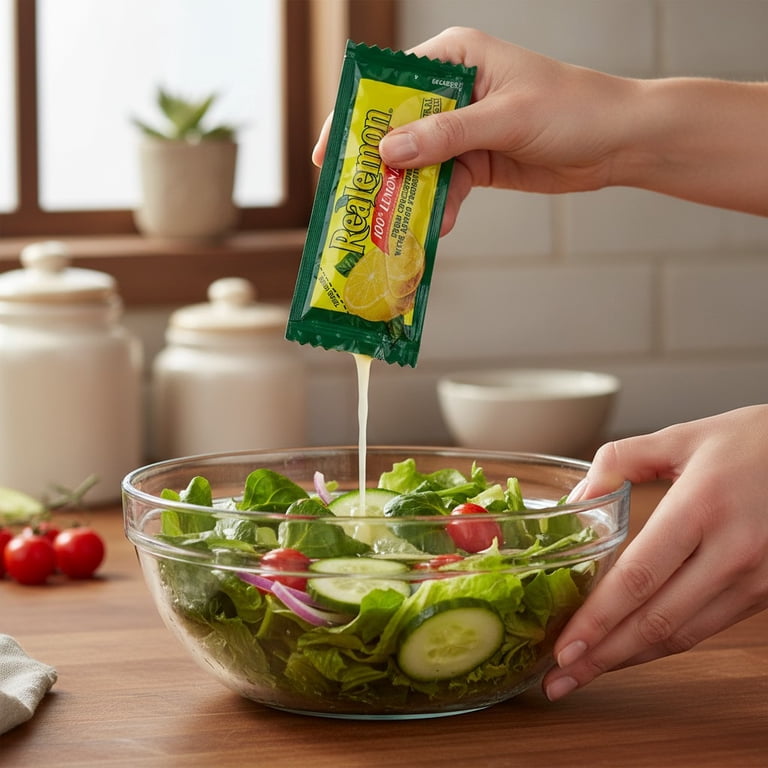 ReaLemon, Lemon Juice Packets, 4 g, 25 Pack, ready-to-use lemon