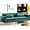 Green, variant on 85.8" Green Velvet 4-Person Living Room Sofa / Spacious Seating for Friends