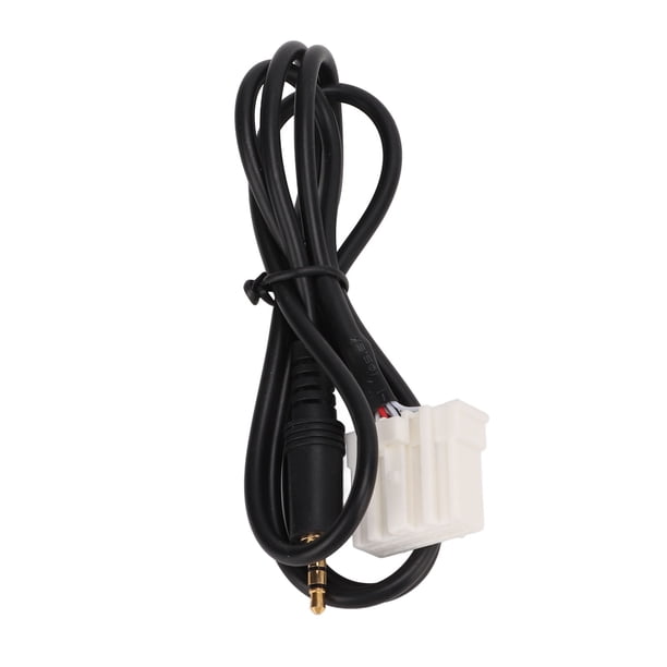 Adaptador de Entrada de Audio Aux, Radio de Entrada de Automóvil Resistente Al Calor de 3.5 mm 1m de Largo Transparente de Reemplazo de Sonido para 2 3 5 6 MX5 RX8 PARA MP3