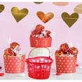 thumbnail image 6 of Heart Shaped Slotted Basket with Handles, Plastic Mini Gift Basket for Valentines Day Wedding Birthday Easter Bag Party Favors & Gifts for Home School Office & More 2-ct Packs, 6 of 7