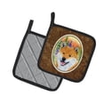 thumbnail image 2 of Carolines Treasures SS8234PTHD Shiba Inu Pair of Pot Holders, 7.5HX7.5W, multicolor, 2 of 2
