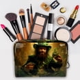 thumbnail image 3 of PVCCosmetic Storage Bag with Zipper, Printed Design - Cosmetic Organizer and Makeup Pouch for Ladies, Girls, and Male Cosmetic Travel - Great Makeup Organizer for Drawer., 3 of 6