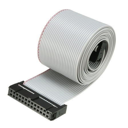 IDC 26P Wire Flat Gray Ribbon Cable 128cm 2.54mm Pitch 1pcs