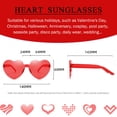 thumbnail image 2 of Gafas de sol Ricawa en forma de corazón sin montura para mujer, paquete de 24, 2 of 6