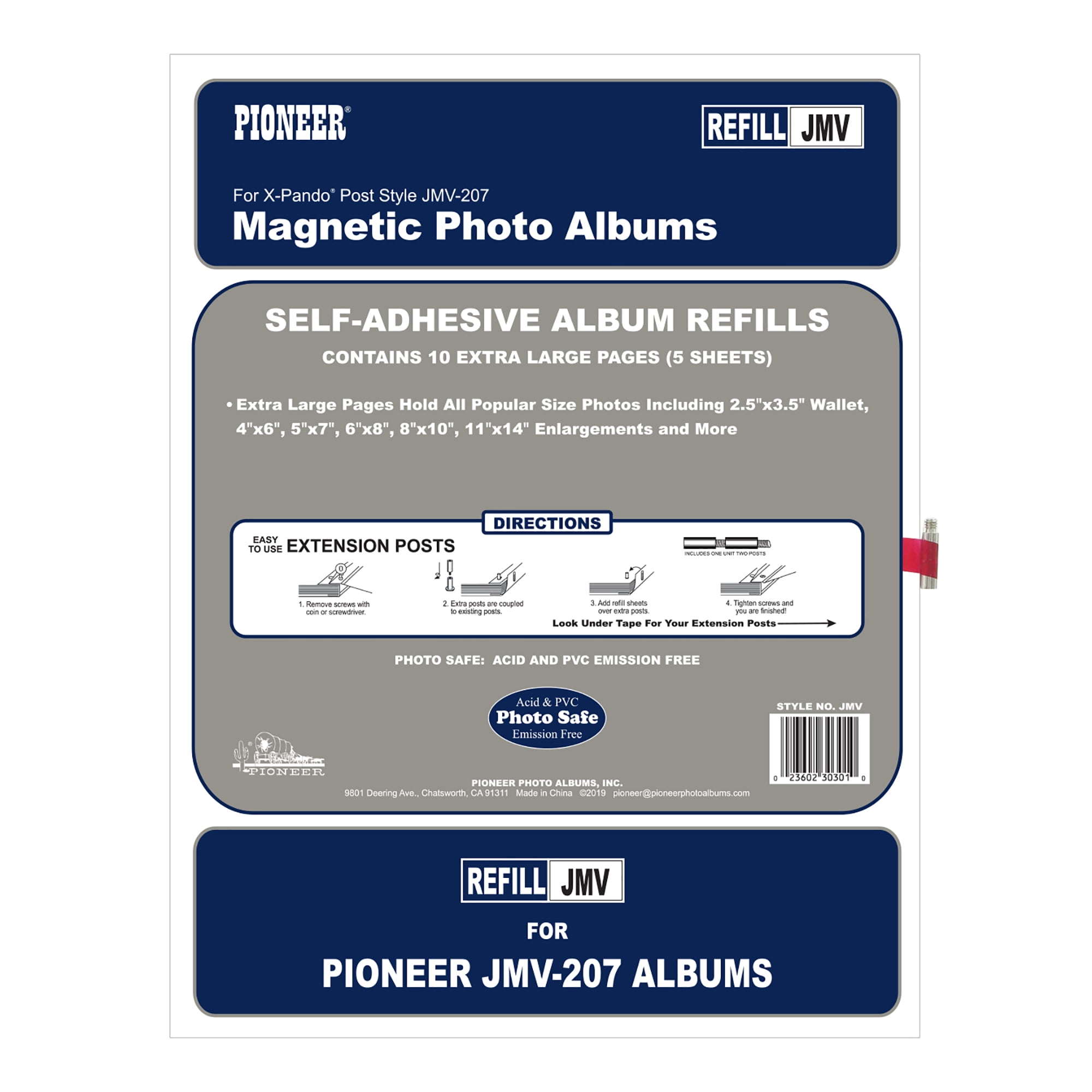 Pioneer TR Magnetic Album Refill Pages