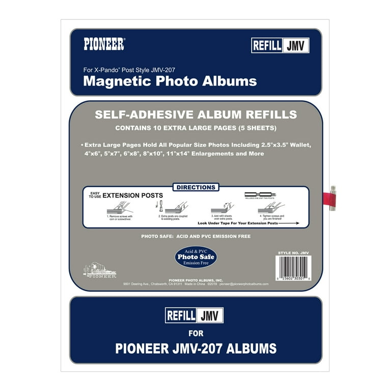 Pioneer Photo Album Refills, Magnetic