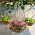 thumbnail image 4 of 2Packs Hang Baskets Plants Planter Balcony Pot Holders Haning Vases 10in For Porch Patio Deck Decorations Garden supplies, 4 of 6