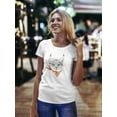 thumbnail image 2 of Cute Lynx T-Shirt Women -Image by Shutterstock, Female Medium, 2 of 4