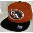 thumbnail image 2 of Georgia GA Oval Style Cotton Adjustable Snapback Baseball Cap (Red/Black), 2 of 4