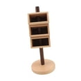 thumbnail image 2 of Soporte para lápiz de madera contenedor de lápices portátiles organizador de escritorio de pluma portátil para la oficina de la escuela del dormitorio S, 2 of 7