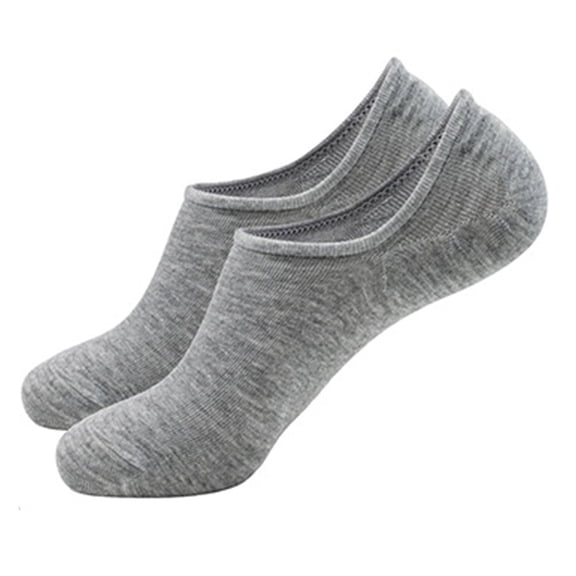 BLTIBY Ankle Socks for Women Men Low Cut Stretchy Solid Color Slouchy Soft Socks Unisex Sleeping Slipper No Show Stockings Gray Free Size