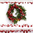 thumbnail image 3 of Inteprter 101 piezas de adornos de bolas navideñas fáciles de usar para una decoración eficaz, elementos esenciales navideños de plástico Kits de decoración para fiestas oro 101PCS, 3 of 6