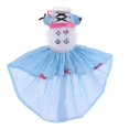 thumbnail image 4 of Vestido de muñecas para niña de 50 cm Dulce de Rayas Victoriana Nocturno Lolita Accesorios de para 1/4 Bjd Muñeca Femenina Color Azul Fanmusic Vestido de muñecas para niña de 50 cm, 4 of 7