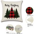 thumbnail image 3 of 4 Pieces Christmas Pillowcase, Christmas Pillowcase, Merry Christmas Pillowcase, Home Decor Linen Throw Pillow, Christmas Pillowcases, Christmas Decor, 3 of 5