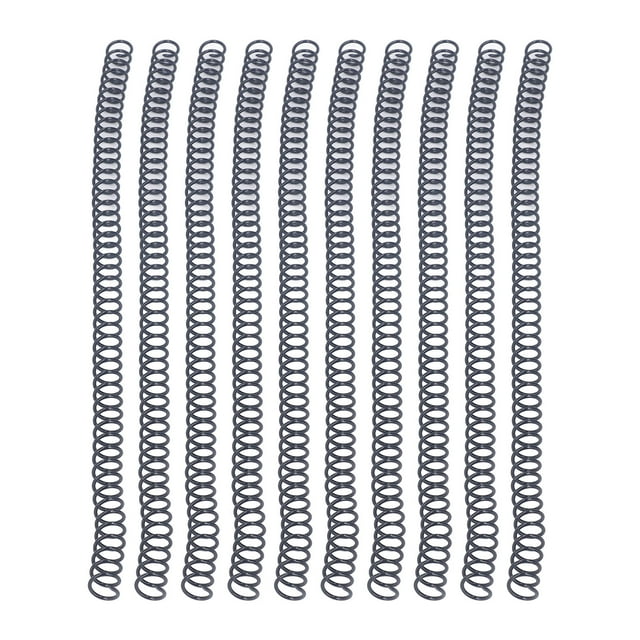 Bobinas De Encuadernación En Espiral De Plástico, 100 Uds., 3/8 Pulgadas De Diámetro, 48 Dientes, Relación 4:1, Capacidad De 75 Hojas, Kit De Encuadernación De Papel A4 Para