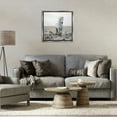 thumbnail image 3 of Stupell Industries Windswept Beach Horse Animals Photography Gray Floater Framed Canvas Art Print Wall Art, 25 x 25, 3 of 10