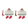 thumbnail image 1 of Colgante de Tema Navideño Ticfox 2 Piezas Colgantes de Adornos Navideños Decoración de Árbol de Navidad, 1 of 14