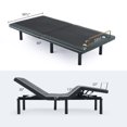 thumbnail image 3 of Bestco Adjustable Bed Base, Zero Clearance Bed Frame with Wireless Remote, Electric Head and Foot Incline, Massage, and USB Port, 3 of 14