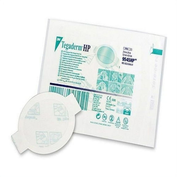 3M Tegaderm HP Transparent Dressing 4 x 4.5in , Sterile 50 Count 2 Pack
