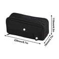 thumbnail image 2 of Under $1 Pencil Case, Elementary Campus High Campus Transparent Pencil Bag Large Capacity Pencil Case Stationery Box Pencil Case Back to College, 2 of 6