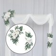 thumbnail image 5 of 2 Pieces Wedding Arch Flowers Swag Floral Arrangement for Wall Arbor Wedding, 5 of 6