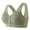Army Green, variant on Front Clasp Bras for Women Daisy Bras for Older Women No Underwire Adjustable Straps Wireless Bra Snap Closing Bra Full Coverage Padded Bras Lift Bra Adaptive Bras Army Green XL