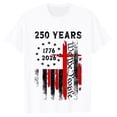 thumbnail image 4 of DHFJKG 4Th Of July Shirts For Women Short Sleeve Graphic Tees 1776-2026 250Th Anniversary USA T Shirt We The People Top, 4 of 4
