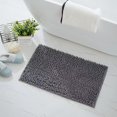 thumbnail image 2 of Bath Rug Mat 32"X20" Soft Chenille Bathroom Rugs Non-Slip, Bathroom Runner, Machine Washable Rugs Bath Mats for Bathroom, Dark Grey, 2 of 8
