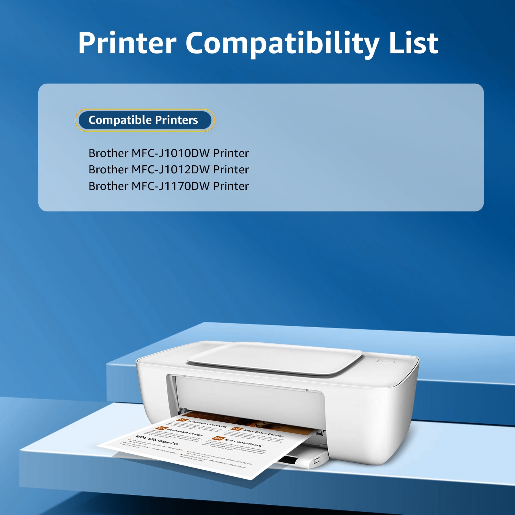 LC401XL Compatible for LC401 Brother Ink for Brother Ink Cartridge LC401 Brother LC401 Ink Cartridge LC401 Ink, 5PK