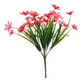 thumbnail image 2 of Moocorvic 7 Bundles Artificial Flowers Outdoor UV Resistant Flowers for Indoor Outside Hanging No Fade Garden Porch Window DÃÂ©cor(Red), 2 of 5
