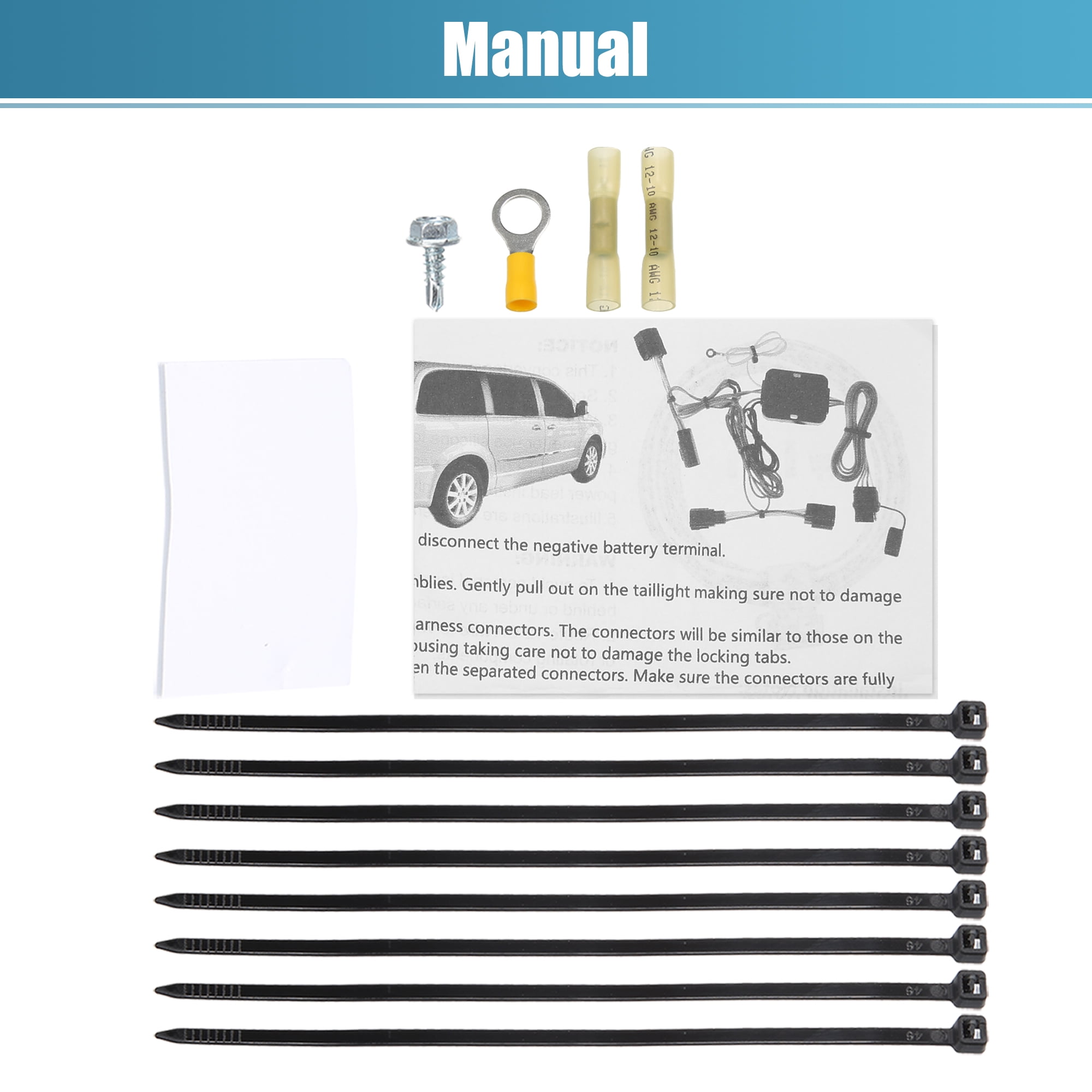 Unique Bargains 56331 4-Pin Trailer Wiring Harness for Chrysler for Dodge Caravan Grand
