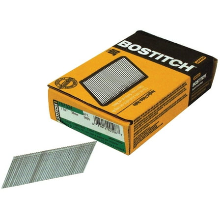 

1PK Bostitch 15-Gauge Coated 25 Degree FN-Style Angled Finish Nail 2-1/4 In. (3655 Ct.)