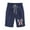 Navy, variant on Womens Bermuda Shorts Independence Day USA Printed Shorts High Elastic Waisted Drawstring Shorts Casual Knee Length Long Shorts Summer Lounge Shorts for Women