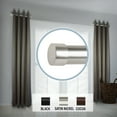 thumbnail image 2 of InStyleDesign  1.5-inch Side Curtain Rod (Set of 2) - 12 to 20 inches Black Black Finish, 2 of 3
