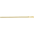 thumbnail image 3 of Floreo 10k Yellow Gold 2mm Lite Round Box Link Chain Necklace 20 Inch, 3 of 5