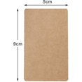 thumbnail image 2 of 100 Tarjetas Kraft, Tarjetas De Mensaje Marrón Tarjetas Kraft Ecológicas Compatibles Con Diy Graffiti, Mensaje, 2 of 5