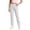 D158 White, variant on JFTTX Big Girls School Pants Straight Leg Pants for Girls Elastic Waist Fall Stretchy Trousers with Pockets