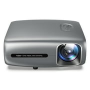 Yaber Pro U7 Native 1080P Portable Projector with WiFi and Bluetooth, Auto Keystone Correction, HD Home&Outdoor,Gray