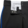 thumbnail image 3 of Champro Women/Girl's Tournament Low Rise Piped Pants: BP11P Black/Royal / Youth X-Large, 3 of 8