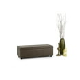 thumbnail image 1 of Simpli Home Avalon Grand - Ottomane de Banc - Rectangulaire - Bois, Mousse, Contreplaqué, Similicuir de Polyuréthane - Brun Chocolat, 1 of 8