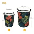 thumbnail image 5 of XMXT Collapsible Laundry Basket, Jungle Tropical Floral Print Waterproof Laundry Hamper, 62L Multicolor, 5 of 8