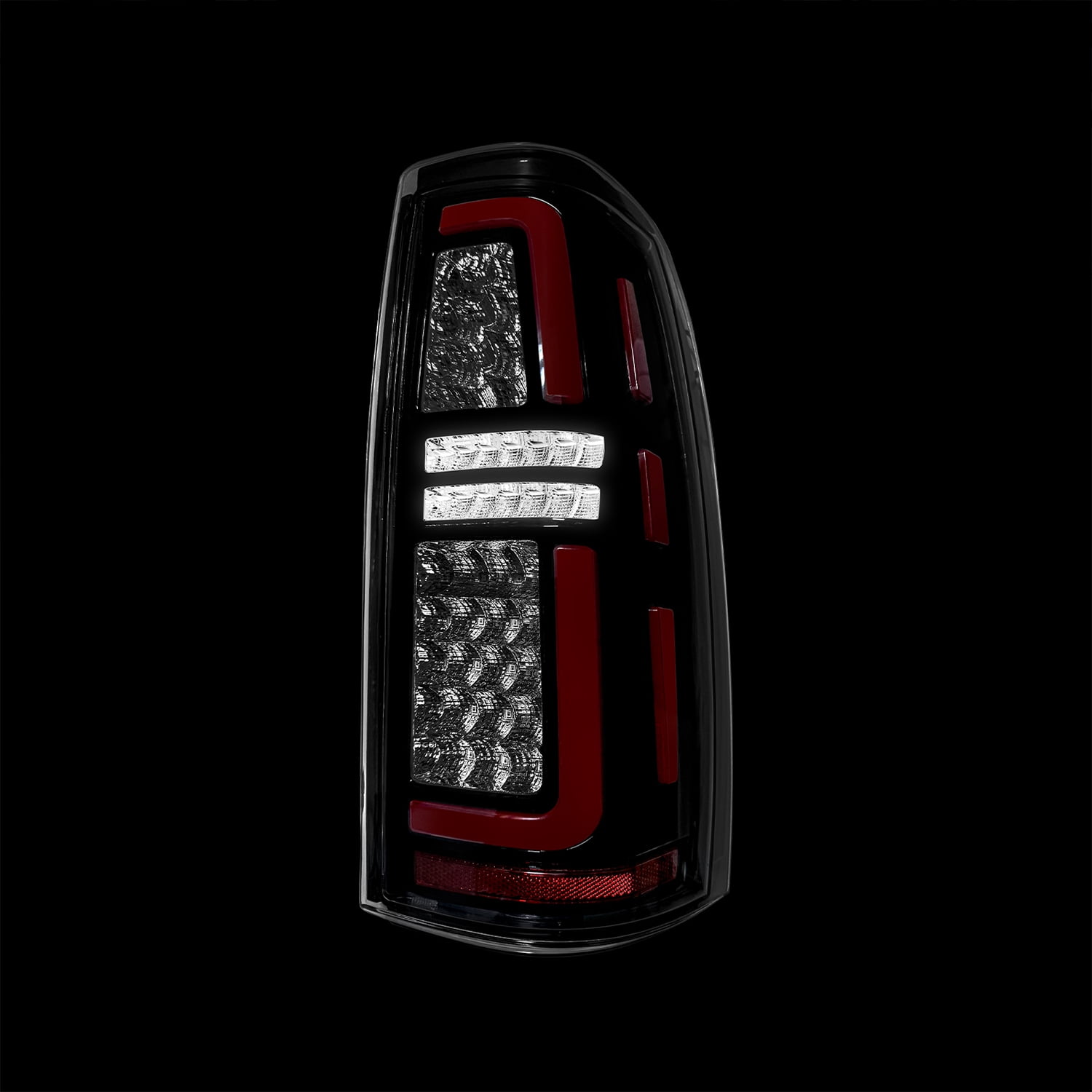 AMERICAN MODIFIED Chrome LED Tail Lights w/ Clear Lens for 99-06 Chevy Silverado & 99- 02 GMC Sierra 1500 2500 3500