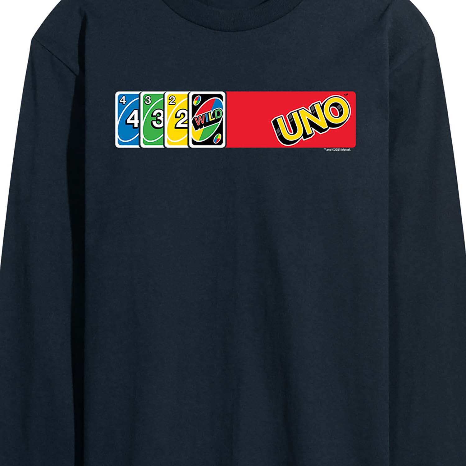 UNO - Card Spread - Men's Long Sleeve T-Shirt