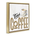 thumbnail image 2 of Stupell Industries Rustic Lodge Fresh Hot Coffee Gold Floating Frame Canvas Art, 25 x 25, by Kim Allen, 2 of 8