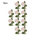 thumbnail image 3 of Monstrate Ramo de flores artificiales de 10 piezas para bodas, aspecto realista, ecológico, de larga duración, flores falsas Decoración champán, 3 of 6