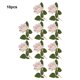 thumbnail image 3 of Toystoory Arreglo de flores artificiales de plástico de 10 piezas para bodas, fácil de limpiar, flores y plantas de imitación ecológicas, Decoración champán, 3 of 6