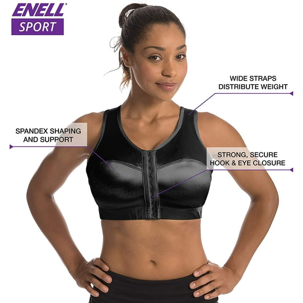 Enell, Sport, Womens Full Coverage High Impact Sports Bra 