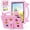 Pink, variant on TECH CIRCLE Kids Case for iPad (A16) 11-inch 2025 / iPad 10th Gen 10.9" 2022, Cute Cartoon Shockproof EVA Case Handle Adjustable Stand DIY Decorative Accessories Lightweight Cover,Pink